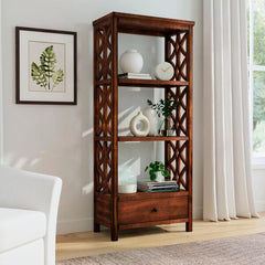 Butler Specialty Lorena Brown 3-Tier Etagere with Storage 5693011