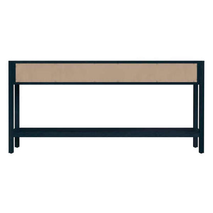 Butler Specialty Lark Navy Blue Rec Wood 3 Drawer Console Table 5701291