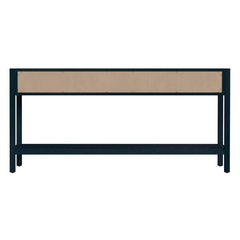 Butler Specialty Lark Navy Blue Rec Wood 3 Drawer Console Table 5701291