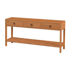 Butler Specialty Lark Light Brown 3 Drawer Console Table 5701312