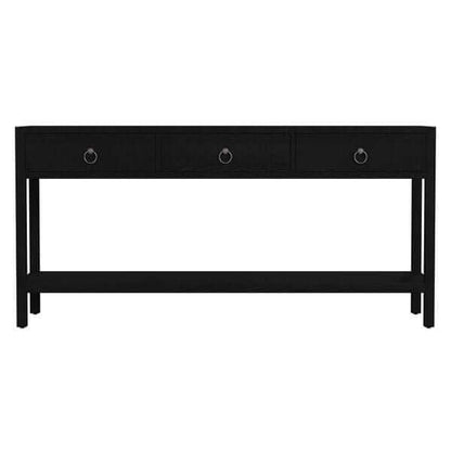 Butler Specialty Lark BLK 3 Drawer Console Table w/ Lower Shelf 5701432