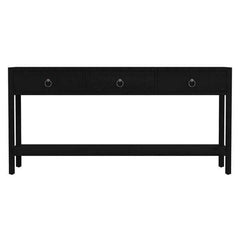 Butler Specialty Lark BLK 3 Drawer Console Table w/ Lower Shelf 5701432