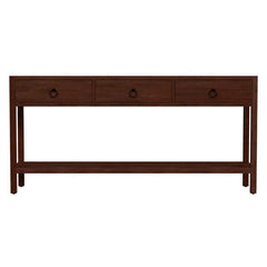 Butler Specialty Lark 3 Drw Med Brn Console Table w/ Lower Open Shelf 5701489
