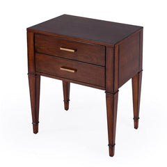 Butler Specialty Medium Brown Kai 24" Rec., 2 Drawer End Table 5713011