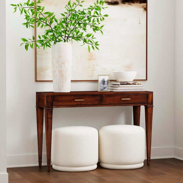 Butler Specialty Kai Medium Brown 2 Drawer Console Table 5714011