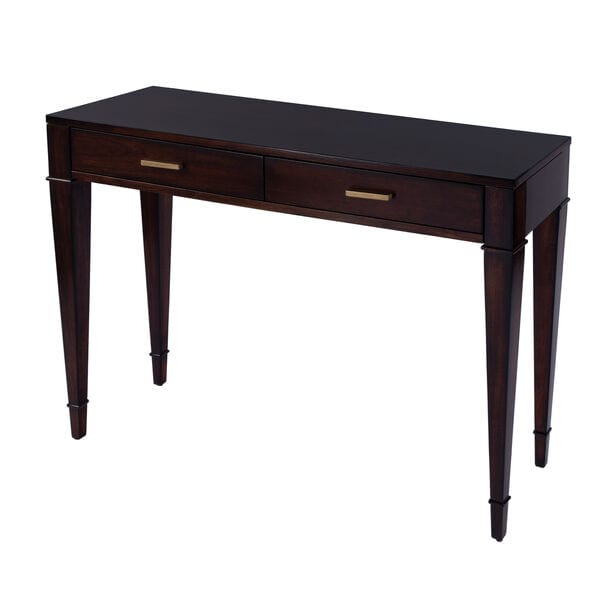 Butler Specialty Kai Dark Brn 2 Drawer Wood Console Table 5714024