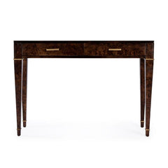 Butler Specialty Kai Dark Brown 2 Drawer 45" Burl Wood Console Table 5714446