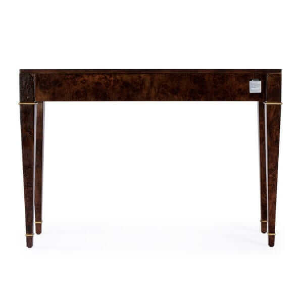 Butler Specialty Kai Dark Brown 2 Drawer 45" Burl Wood Console Table 5714446