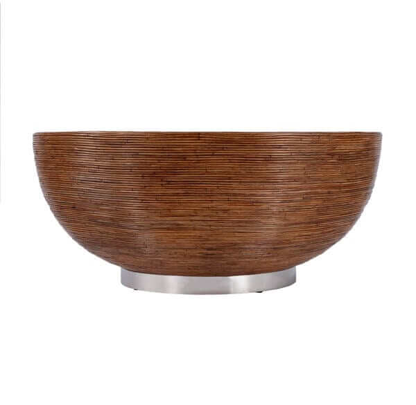 Butler Specialty Brown Harding Rattan Drum Coffee Table 5774070