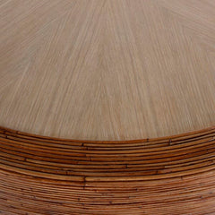 Butler Specialty Brown Harding Rattan Drum Coffee Table 5774070