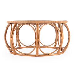 Butler Specialty Savannah Woven Natural Rattan Round Coffee Table 5776404