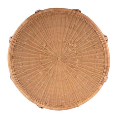 Butler Specialty Savannah Woven Natural Rattan Round Coffee Table 5776404