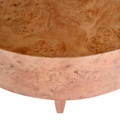 Butler Specialty Billie Round Medium Brown Burl Coffee Table 5790442