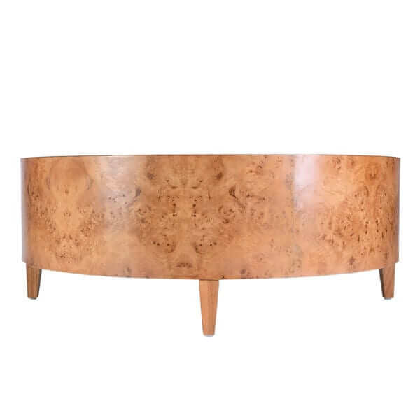 Butler Specialty Billie Round Medium Brown Burl Coffee Table 5790442