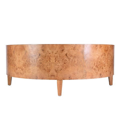 Butler Specialty Billie Round Medium Brown Burl Coffee Table 5790442