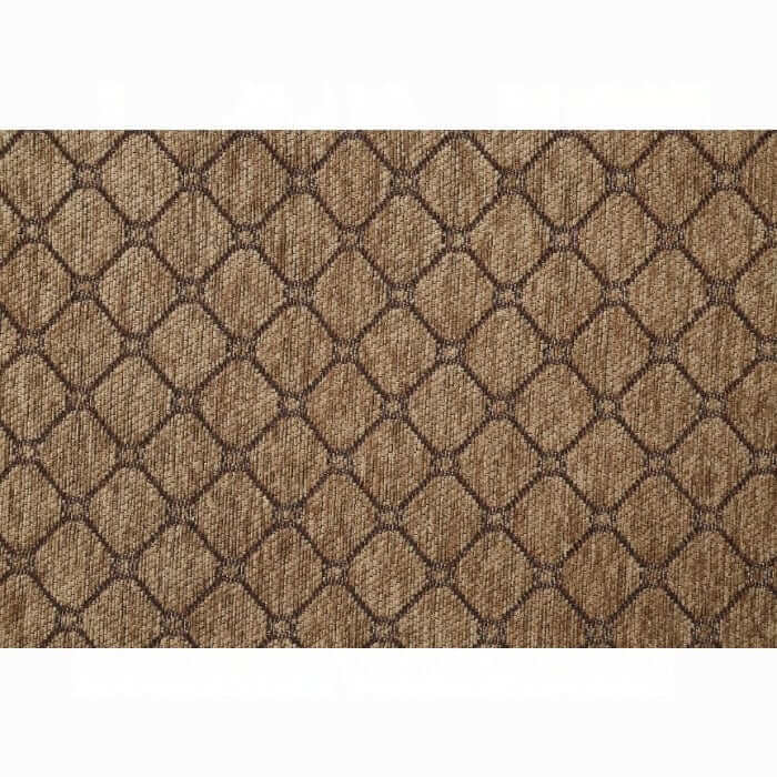 ACME Chateau De Ville Fabric & Espresso Finish Sofa w/5 Pillows 58265