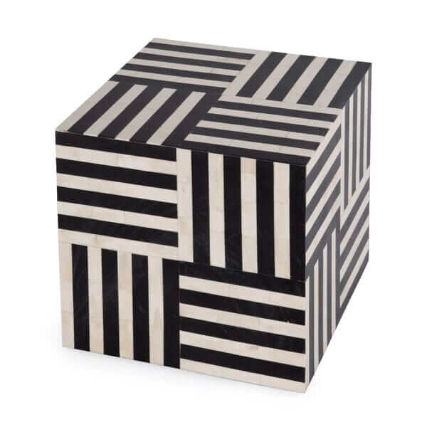 Butler Specialty Zuri Black & White Bone In-Lay Bunching Table 5837318