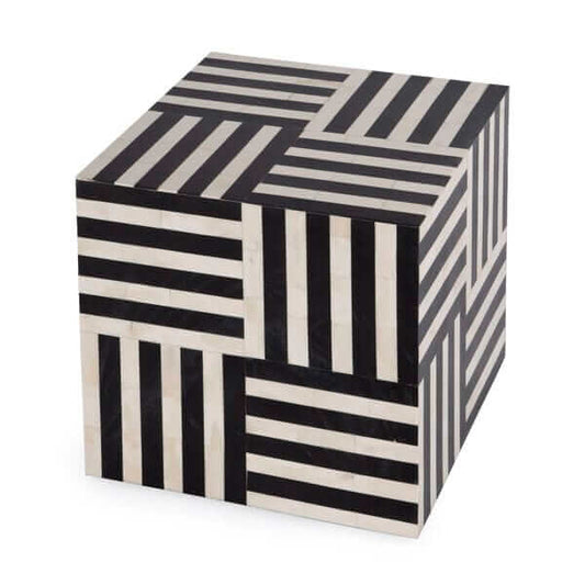 Butler Specialty Zuri Black & White Bone In-Lay Bunching Table 5837318