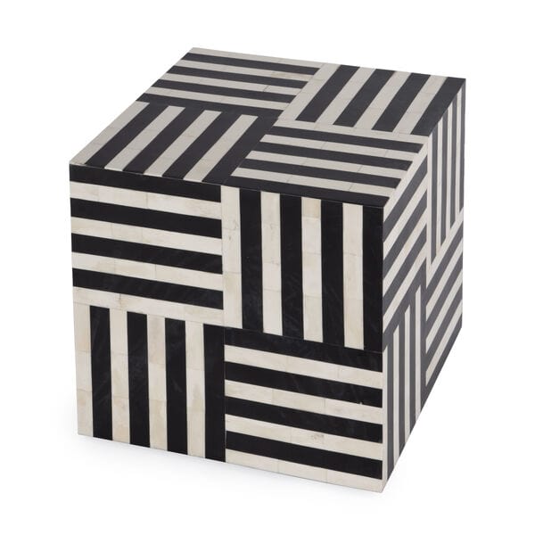 Butler Specialty Zuri Black & White Bone In-Lay Bunching Table 5837318