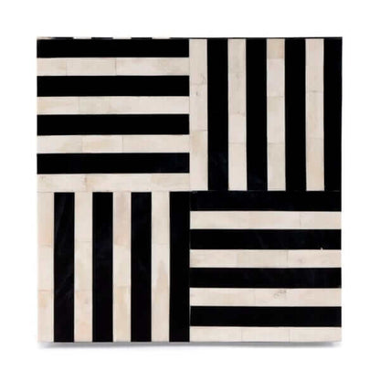 Butler Specialty Zuri Black & White Bone In-Lay Bunching Table 5837318