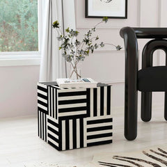 Butler Specialty Zuri Black & White Bone In-Lay Bunching Table 5837318