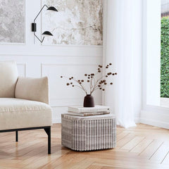 Butler Specialty Sylvester Gray & White Low Bunching Table 5873455