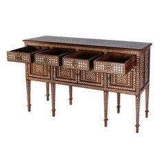 Butler Specialty Manali Brown Mother of Pearl Console Table 5968338