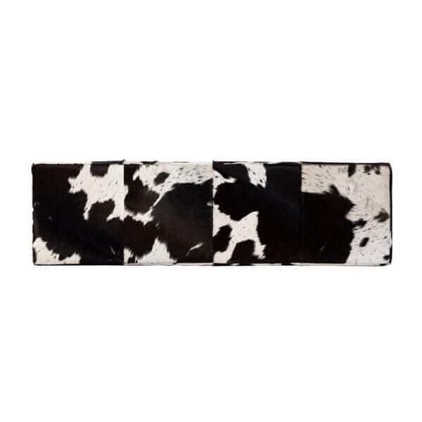 Butler Specialty Stinson Black & White Leather & Iron Accent Bench 5974373