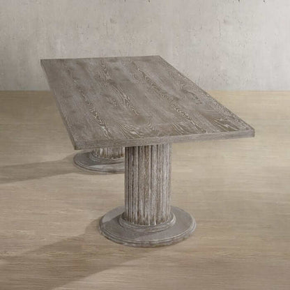 ACME Gabrian Reclaimed Gray Dining Table 60170