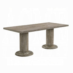 ACME Gabrian Reclaimed Gray Dining Table 60170