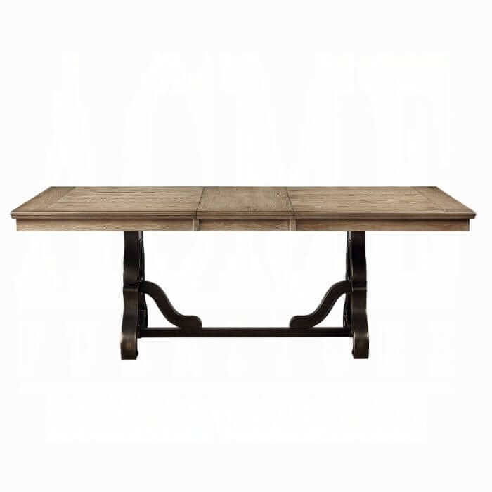 ACME Nathaniel Extendable Maple Dining Table 62330