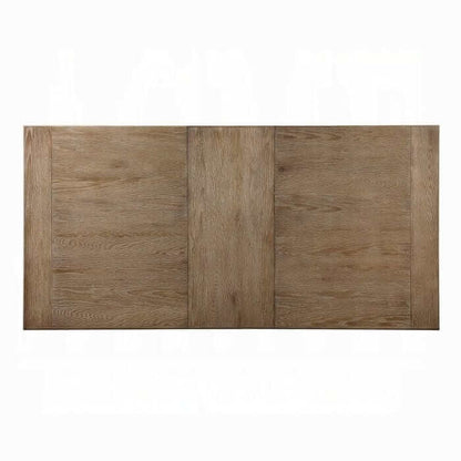 ACME Nathaniel Extendable Maple Dining Table 62330