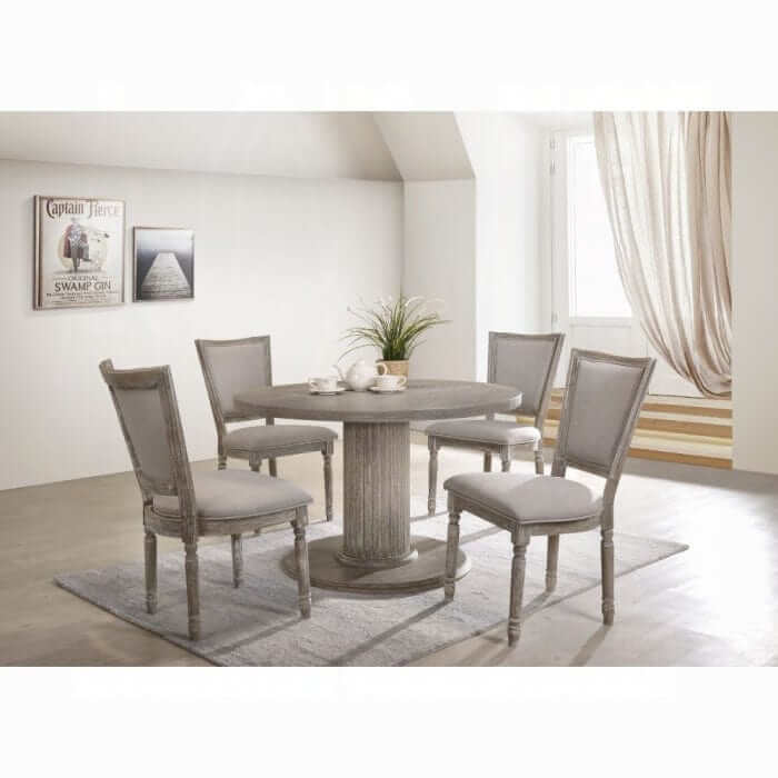 ACME Gabrian Two Tone Reclaimed Wood 5PC Dining Set 71725-5PC