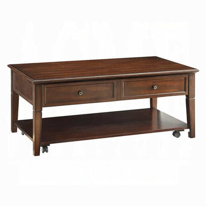 ACME Malachi Walnut Coffee Table w/Lift Top 80254