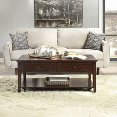 ACME Malachi Walnut Coffee Table w/Lift Top 80254