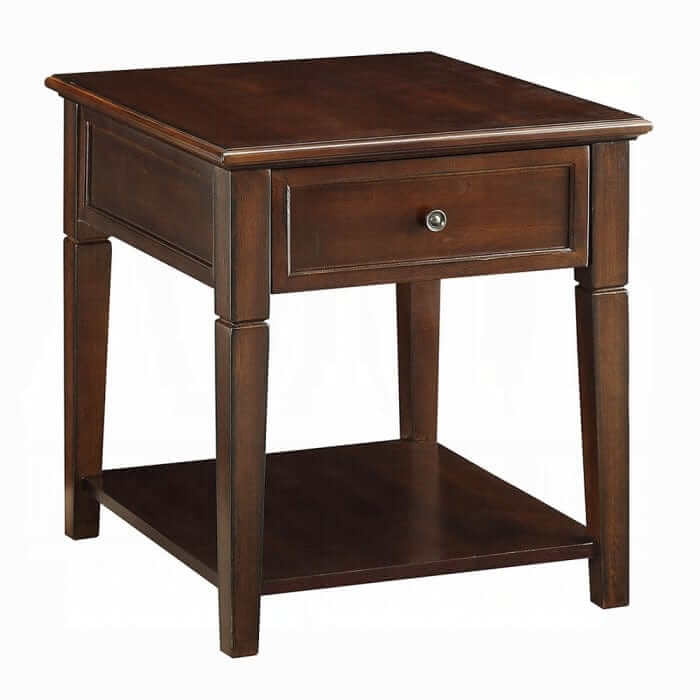 ACME Malachi Walnut End Table 80255