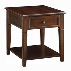 ACME Malachi Walnut End Table 80255