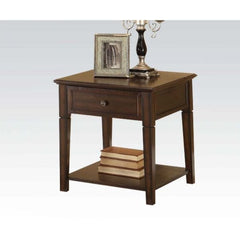 ACME Malachi Walnut End Table 80255