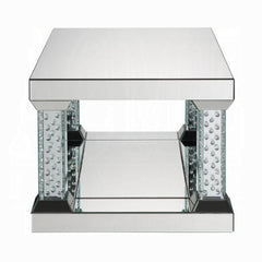 ACME Mirrored & Faux Crystals Nysa Coffee Table 80285