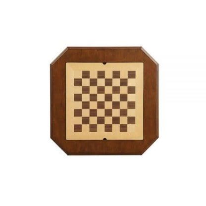ACME Cherry Square Bishop Gaming Table with Reversible Game Tray 82844