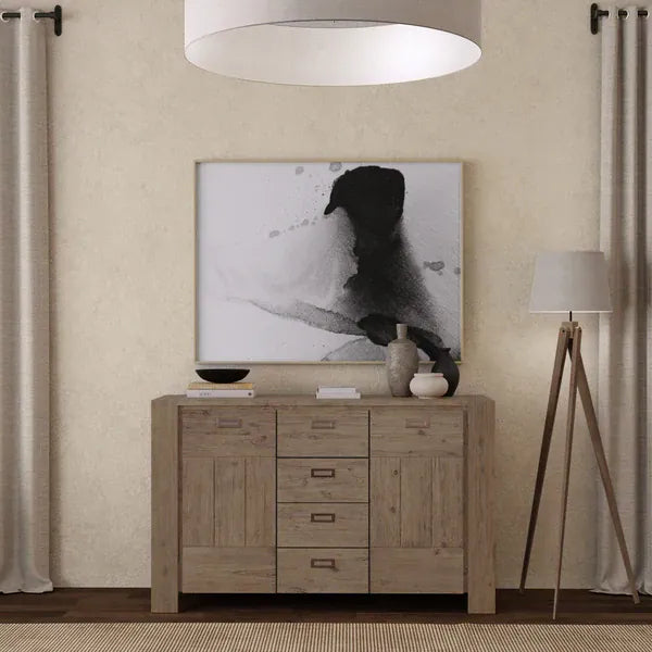Alpine Furniture Antique Natural Seashore Sideboard 8868-06