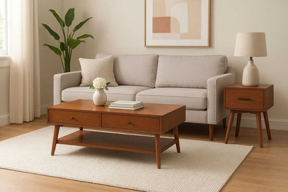 Alpine Furniture Flynn Chestnut Coffee Table 966-91