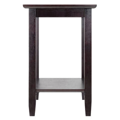 Winsome Wood Genoa Espresso Rectangular End Table 92419