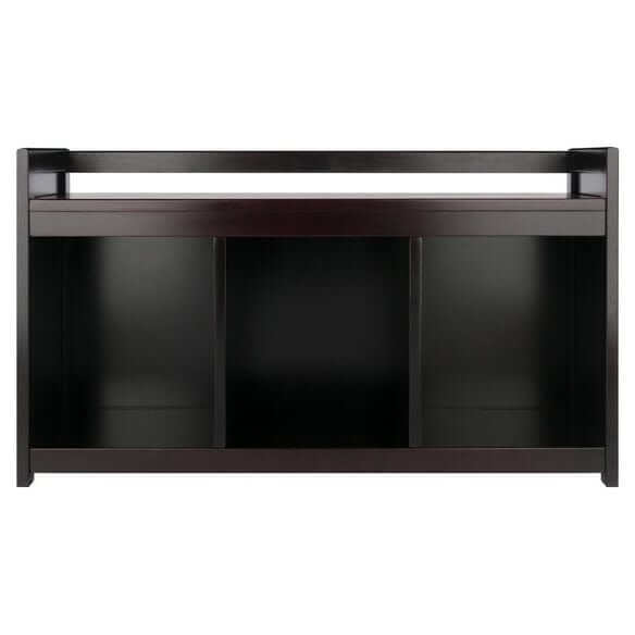Winsome Addison Espresso Entryway Storage Bench 92439