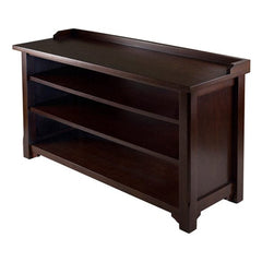 Winsome Dayton Walnut Storage Hall Bench 94841