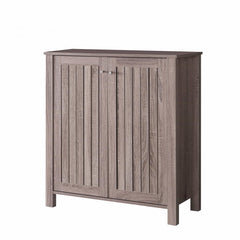 ID International Dark Taupe 2 door Shoe/Storage Cabinet 950551