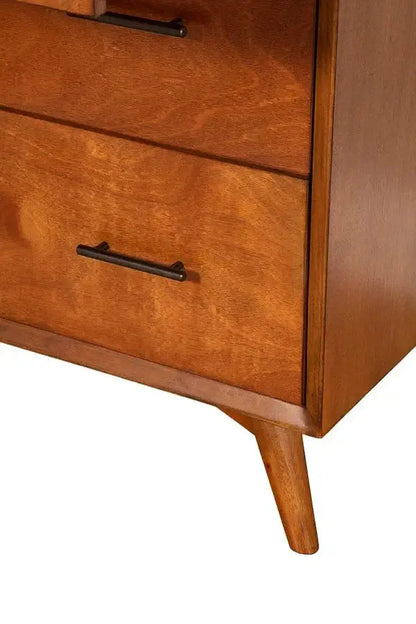 Alpine Furniture Acorn Flynn 4 Drawer Multifunction Chest w/PO Tray 966-05
