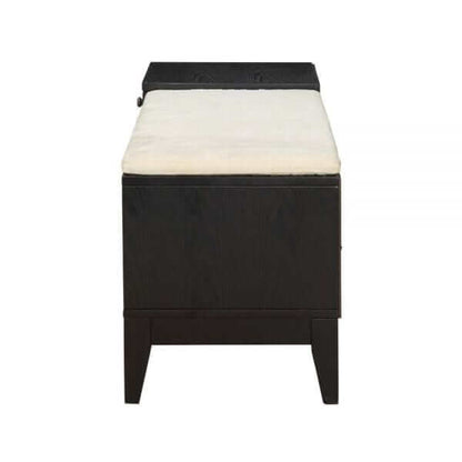ACME Furniture Boyet Cream and Black Bench 96770