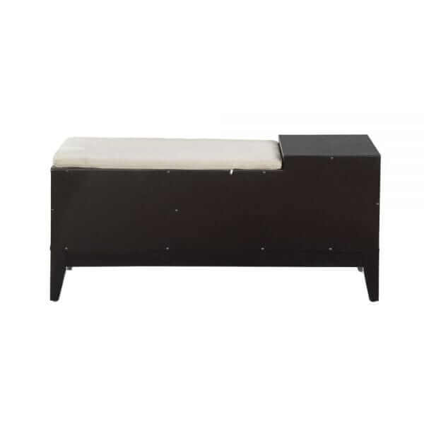 ACME Furniture Boyet Cream and Black Bench 96770