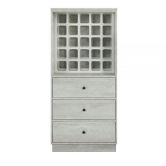 ACME Furniture Antique White Wiesta Wine Cabinet 97544